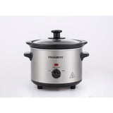 Progress 1.5L Compact Slow Cooker | 3 Heat Settings, Energy Efficient