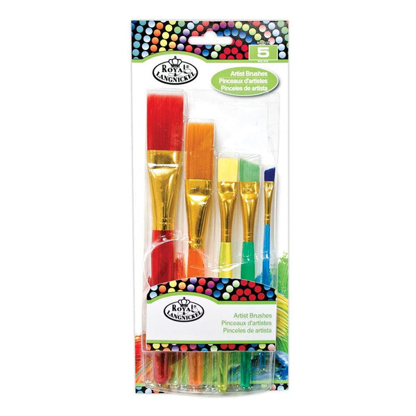 Royal & Langnickel High-Quality Variety Brush Set | Suitable for Acrylics, Watercolours, and Oils