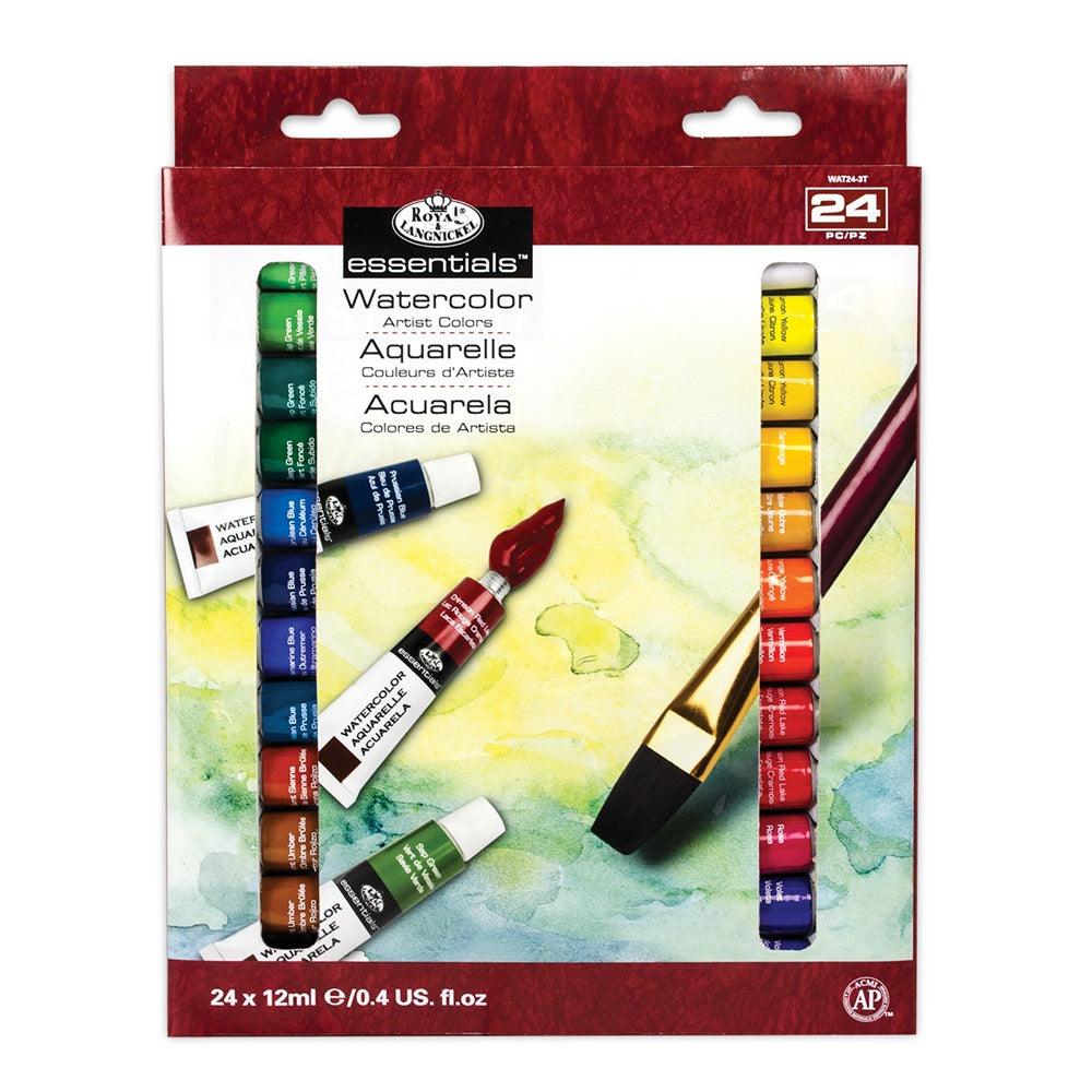 Royal & Langnickel Essentials Watercolor Paint Set | 12ml Tubes