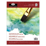 Royal & Langnickel Essentials Watercolor Artist Pad | 9 x 12-inch, 119lb Cold-Pressed Paper, 25 Sheets