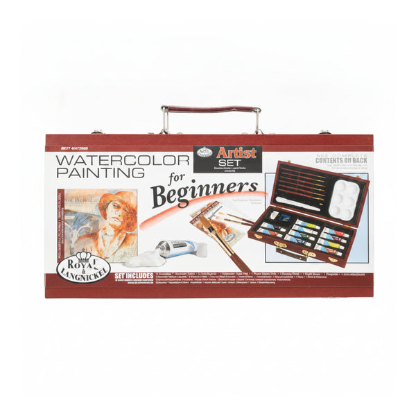 Beginners Boxed Watercolour Painting Art Set - Starter Kit