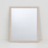 Beige Marble Effect Rectangular Framed Wall Mirror | 40 x 50cm