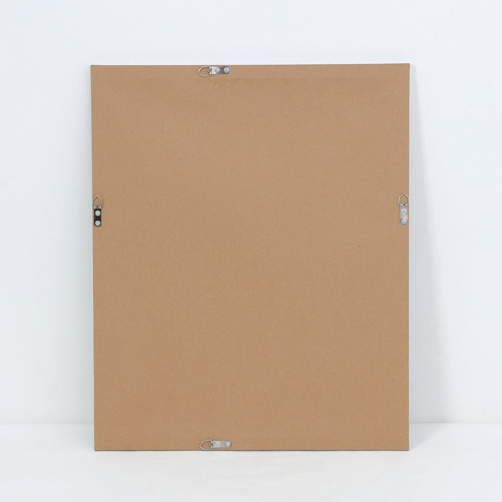 Beige Marble Effect Rectangular Framed Wall Mirror | 40 x 50cm