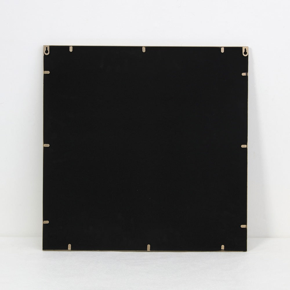 Beige Marble Effect Rectangular Framed Wall Mirror | 40 x 50cm