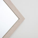 Beige Marble Effect Rectangular Framed Wall Mirror | 40 x 50cm