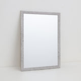 Beige Marble Effect Rectangular Framed Wall Mirror | 40 x 50cm