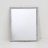 Beige Marble Effect Rectangular Framed Wall Mirror | 40 x 50cm