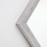 Beige Marble Effect Rectangular Framed Wall Mirror | 40 x 50cm