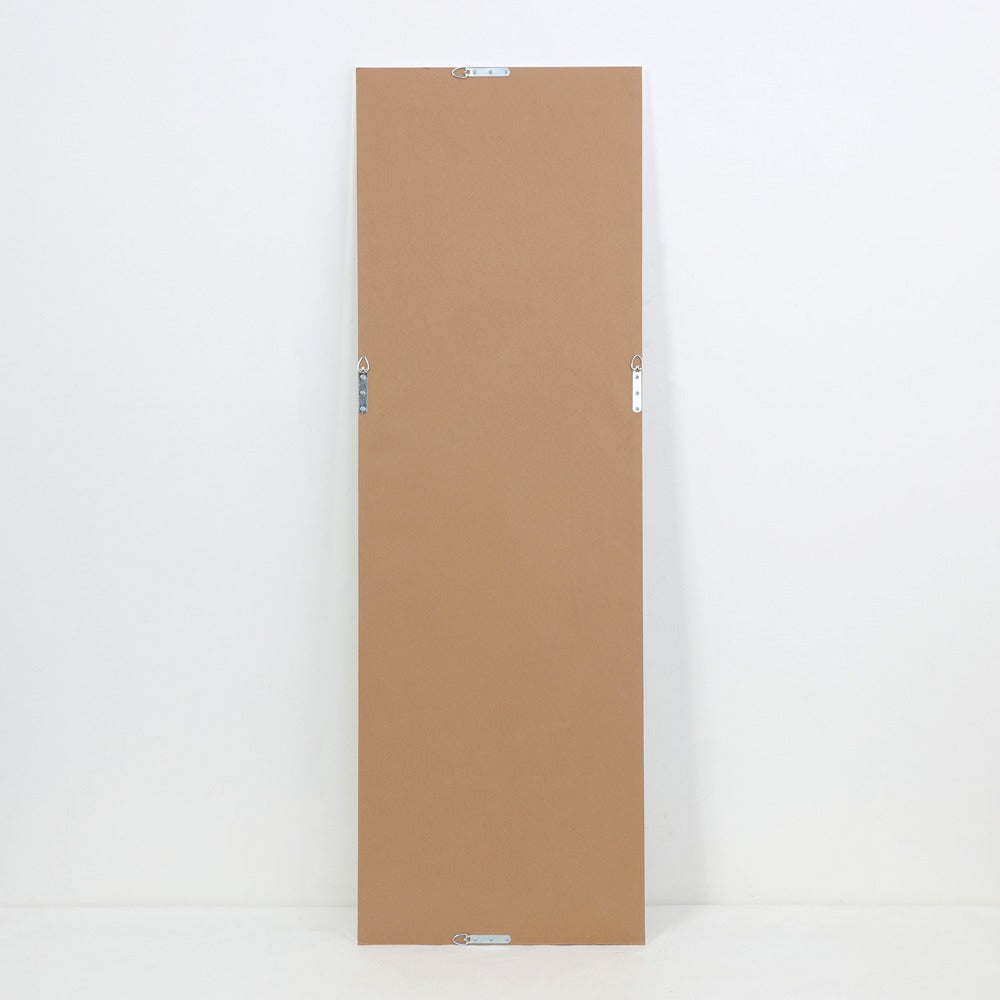 Silver Framed Full-Length Wall Mirror | 30 x 120cm, Bevelled Detail