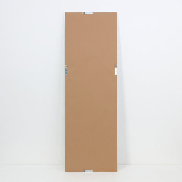 Silver Framed Full-Length Wall Mirror | 30 x 120cm, Bevelled Detail