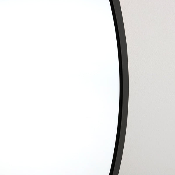Arch Aluminium Framed Wall Mirror | Black Finish, 60 x 120 cm