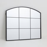 Arch Aluminium Framed Mirror | Black Frame, 60 x 80cm, Arched Top