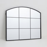 Arch Aluminium Framed Mirror | Black Frame, 60 x 80cm, Arched Top