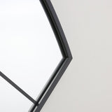 Arch Aluminium Framed Mirror | Black Frame, 60 x 80cm, Arched Top