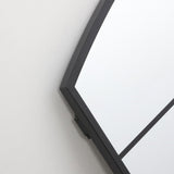 Arch Aluminium Framed Mirror | Black Frame, 60 x 80cm, Arched Top