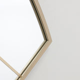 Arch Top Aluminium Framed Mirror | Brass Finish, 60 x 80 cm
