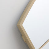 Arch Top Aluminium Framed Mirror | Brass Finish, 60 x 80 cm