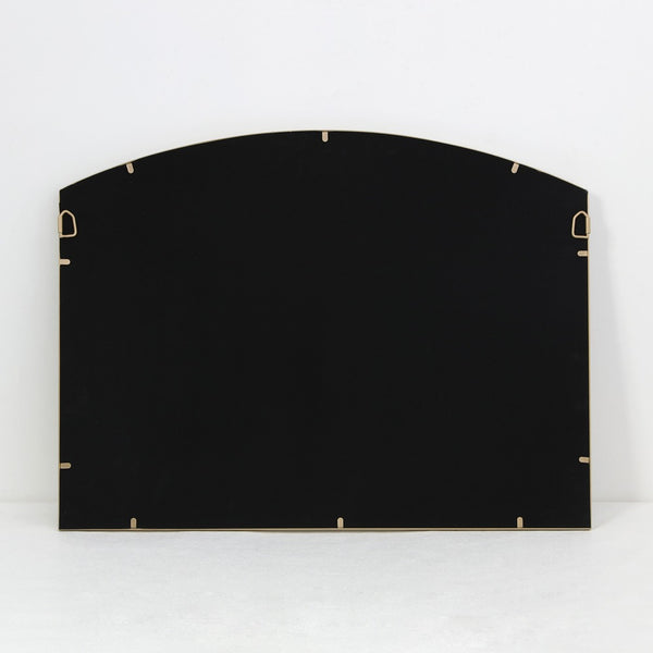 Arch Top Aluminium Framed Mirror | Brass Finish, 60 x 80 cm