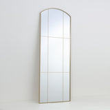 Alumin Full Length Framed Mirror | Brass Finish, 60 x 160 cm