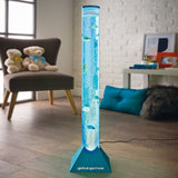 Global Gizmos Fish Water Bubble Lamp | 90cm Blue