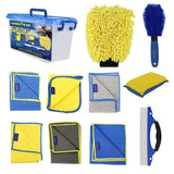 Goodyear Valet Kit 10peices|Plush Microfibre Soft-Touch Finish