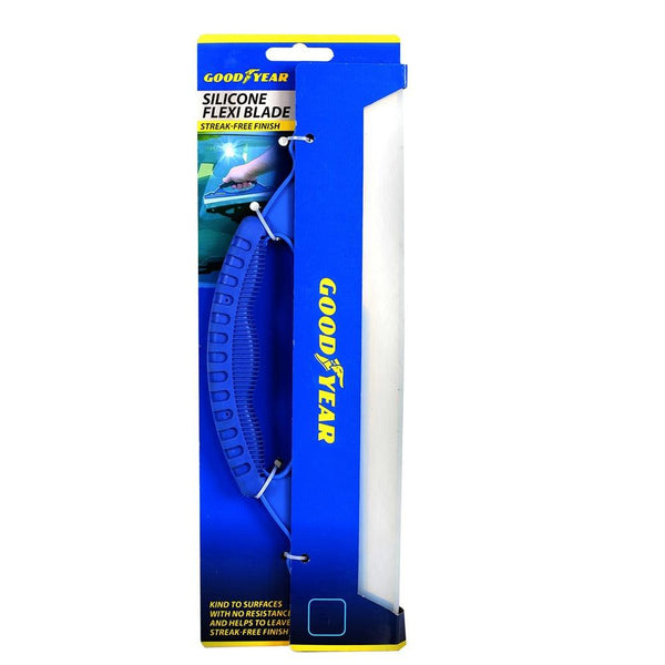 Goodyear Silicone Window Squeegee | Vibrant Blue Ergonomic Grip