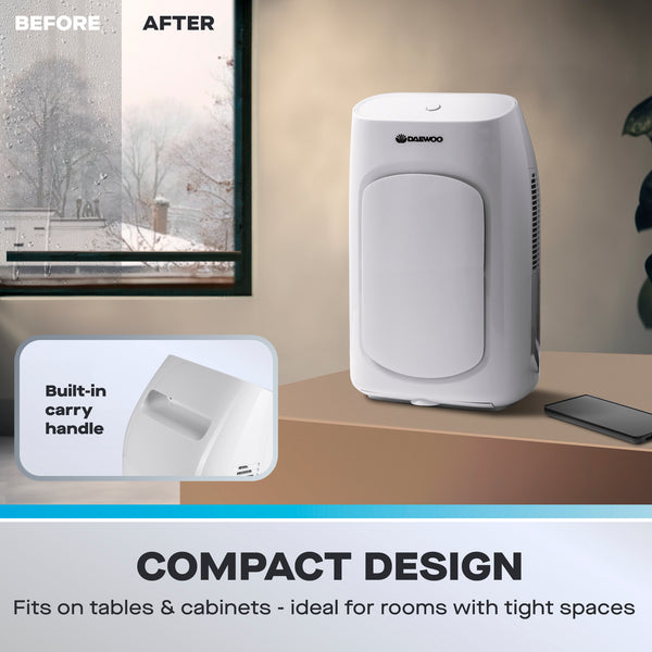 Daewoo Compact Dehumidifier | 2L