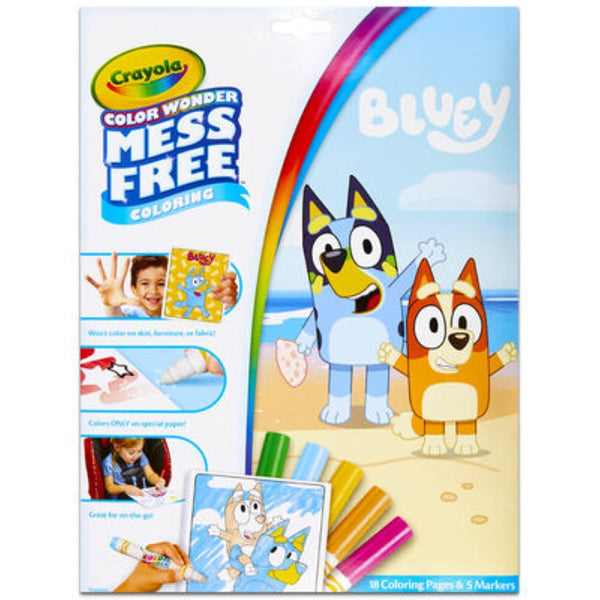 Bluey Colour Wonder Mess-Free Colouring Set | No Marks, Travel-Friendly