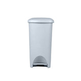 Addis Light Grey Eco Hands-Free Pedal Waste Bin | 40L, Swing Lid