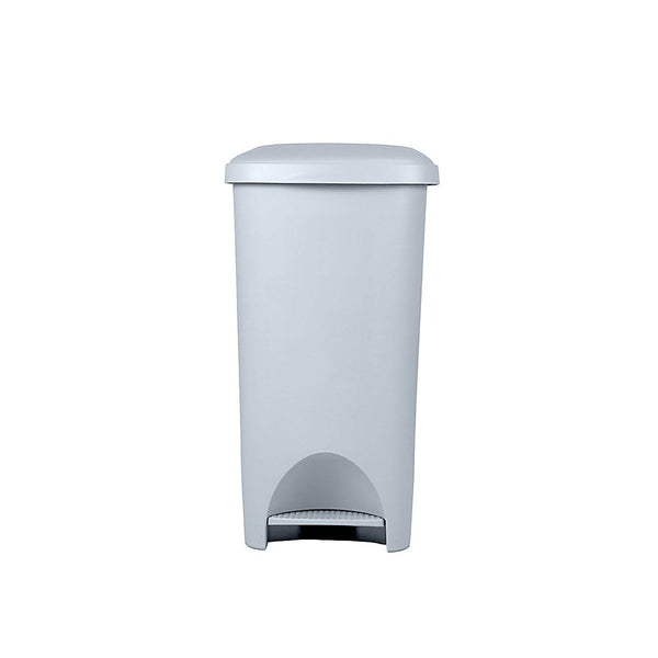 Addis Light Grey Eco Hands-Free Pedal Waste Bin | 40L, Swing Lid