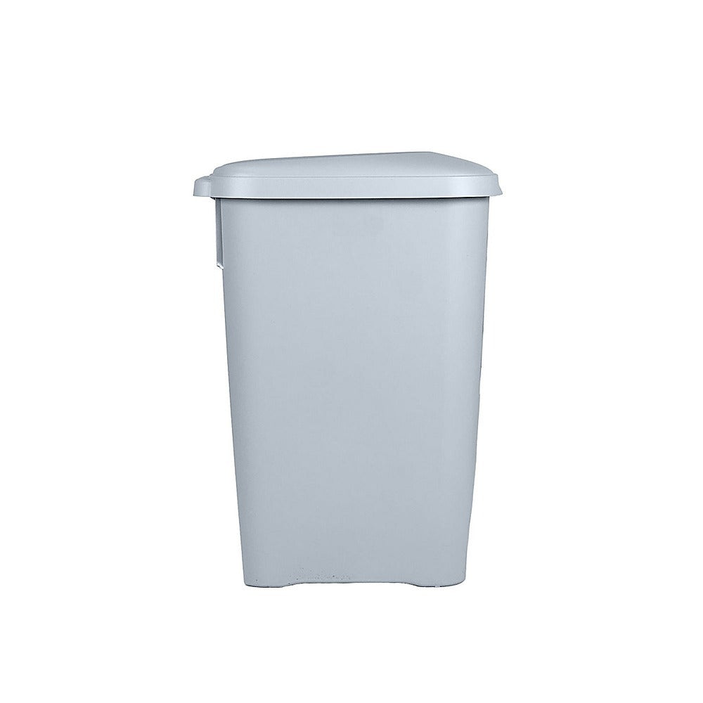 Addis Light Grey Eco Hands-Free Pedal Waste Bin | 40L, Swing Lid