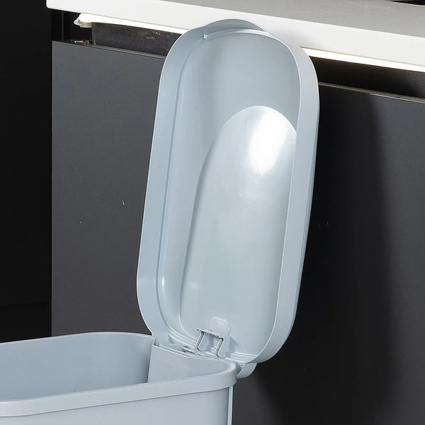 Addis Light Grey Eco Hands-Free Pedal Waste Bin | 40L, Swing Lid