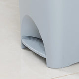 Addis Light Grey Eco Hands-Free Pedal Waste Bin | 40L, Swing Lid