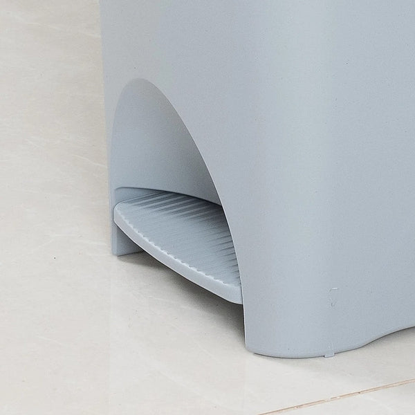 Addis Light Grey Eco Hands-Free Pedal Waste Bin | 40L, Swing Lid