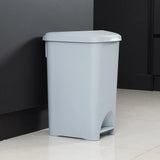 Addis Light Grey Eco Hands-Free Pedal Waste Bin | 40L, Swing Lid