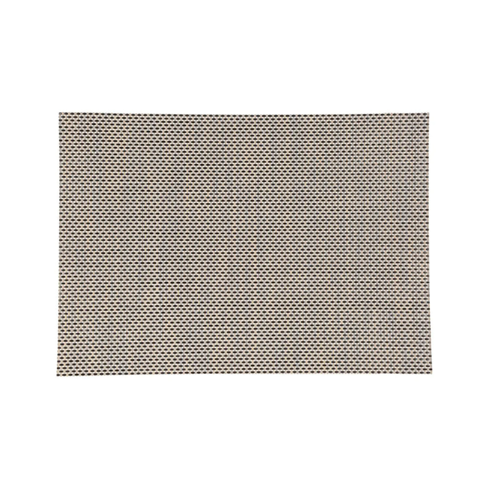 Secret de Gourmet Black and Beige Rectangular Woven Placemat | 50 x 35cm