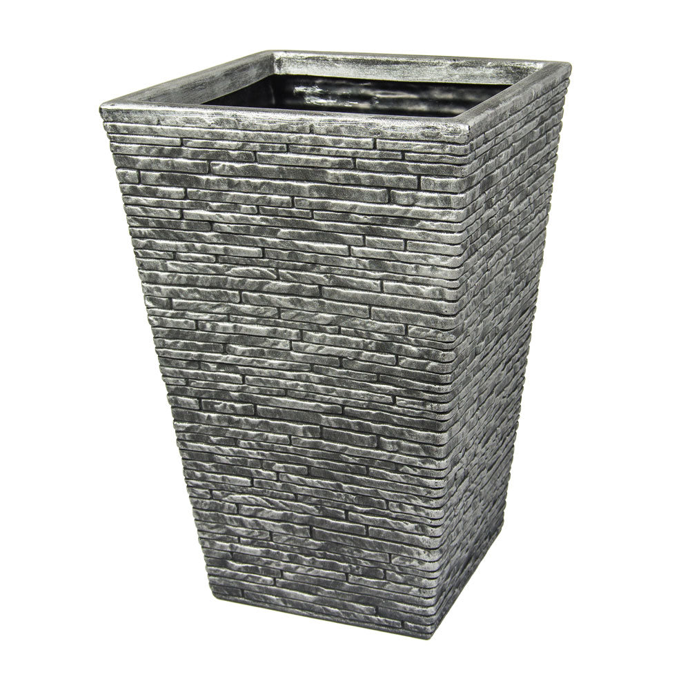 StrataSlate Planter Tall | 30cm x 30cm x 45cm