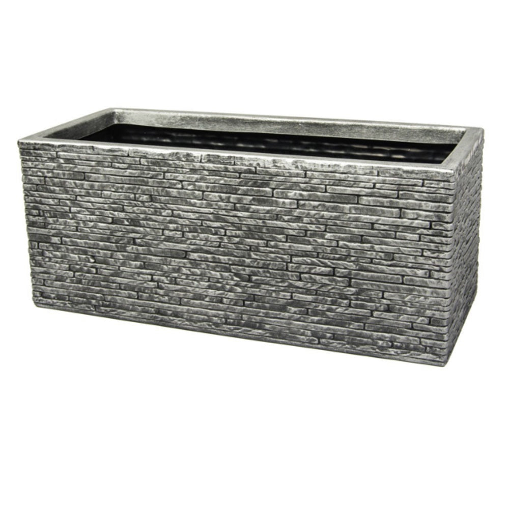 Strata Slate Trough Planter | 60 x 25 x 25cm