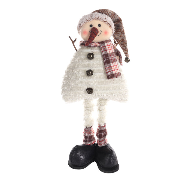 Christmas Collapsible Snowman with Santa Hat Decoration | Assorted Designs