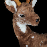 Christmas Dancer Reindeer Decoration | 78 x 22 x 89cm, Gold Antlers