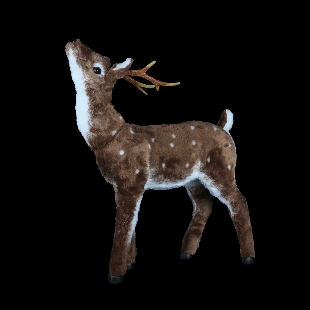 Christmas Comet Plush Standing Reindeer Figure | 69 x 22 x 77cm