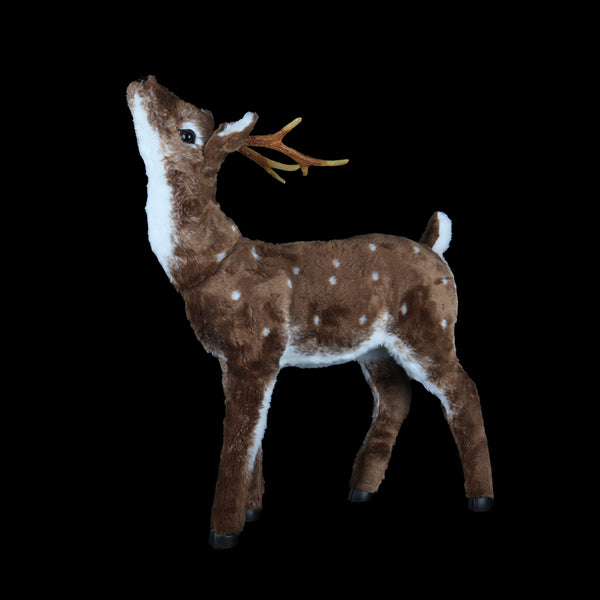 Christmas Comet Plush Standing Reindeer Figure | 69 x 22 x 77cm