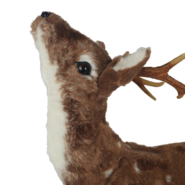 Christmas Comet Plush Standing Reindeer Figure | 69 x 22 x 77cm
