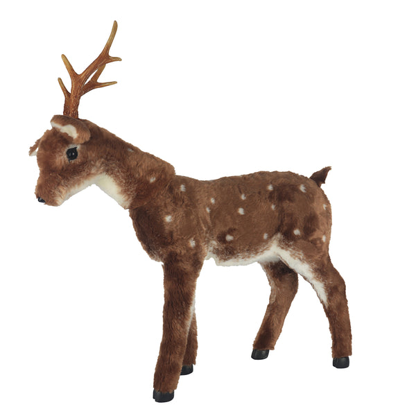 Christmas Vixen Reindeer Standing Plush Decoration | 79 x 22 x 83cm