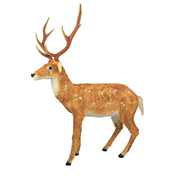 Christmas Dasher Standing Plush Reindeer | 155 x 36 x 195cm, Assorted Colours