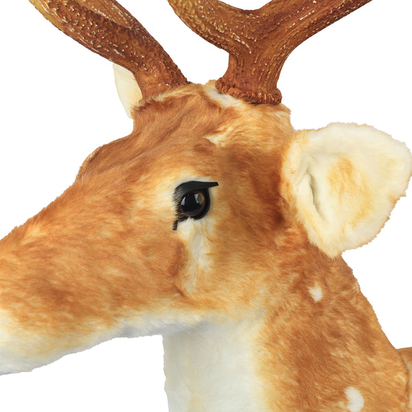 Christmas Dasher Standing Plush Reindeer | 155 x 36 x 195cm, Assorted Colours