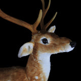Christmas Blitzen Reindeer Figure | 116 x 30 x 168cm, Multi-Branch Antlers
