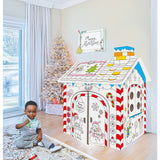 Christmas Colour-In Playhouse Kit | Music and Lighting, 68.5cm, Assorted Designs