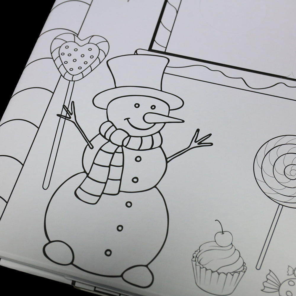 Christmas Colour-In Playhouse Kit | Music and Lighting, 68.5cm, Assorted Designs
