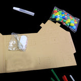 Christmas Gingerbread House Craft Kit LED Lights | 25 x 22 x 23cm